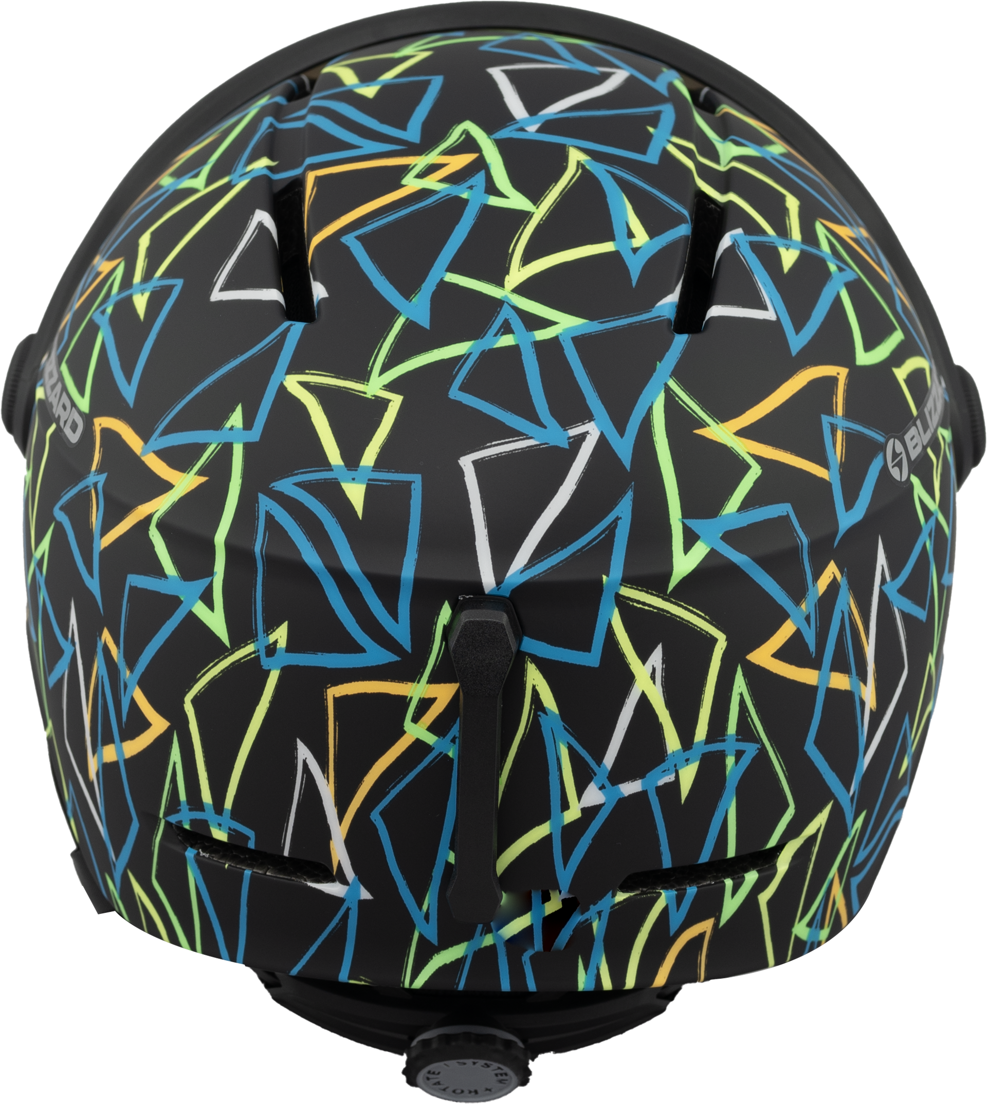 Lyžařská helma Blizzard Flash Visor junior ski helmet, black/multicolor